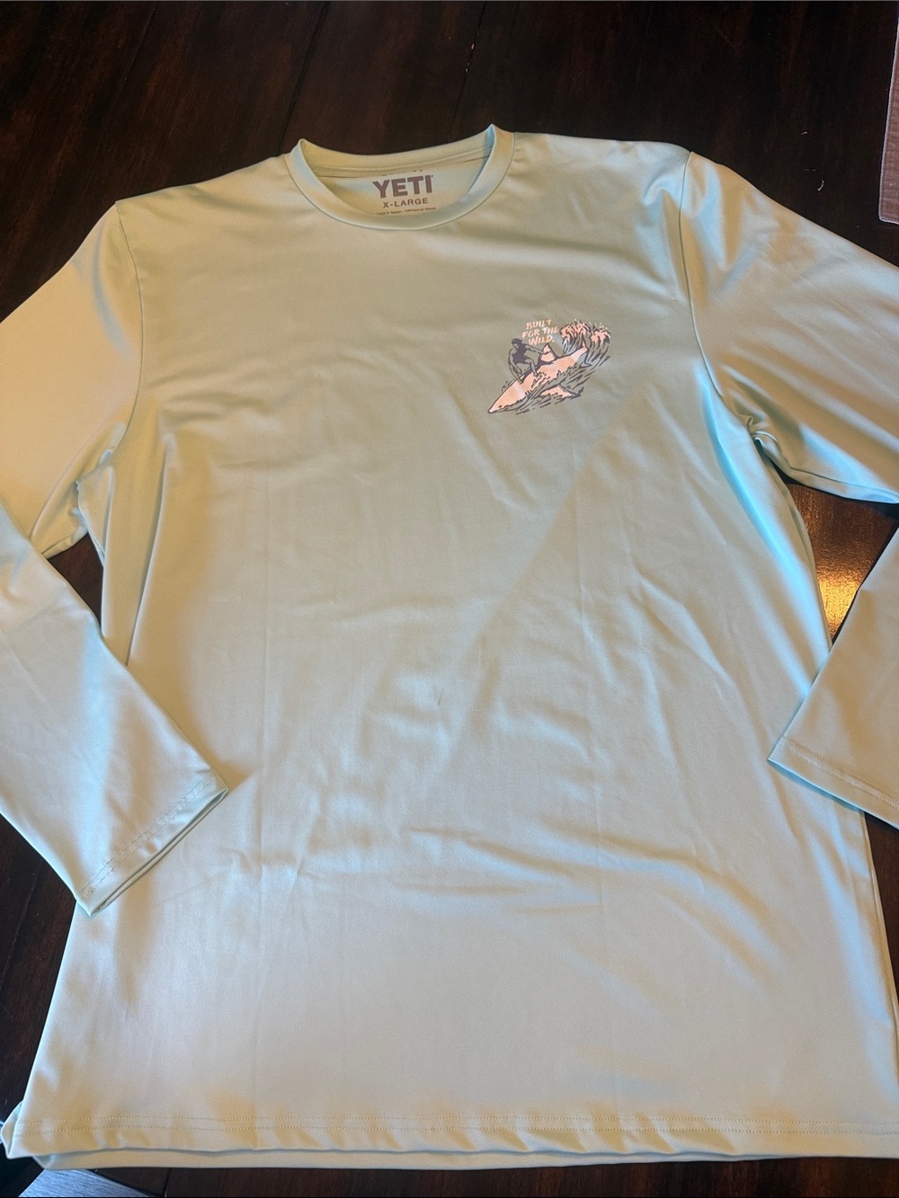Yeti Men’s Pale Green Long-Sleeve Performance Tee XL